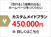 �u�����v�u���ʂ̏o��v�z�[���y�[�W�����肽�� �J�X�^�����C�h�v���� 450,000�~