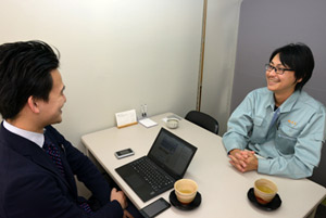丸山氏とウェブラボ椿坂